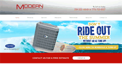 Desktop Screenshot of modernheating.com